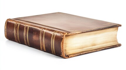 Obraz premium Antique leather-bound book
