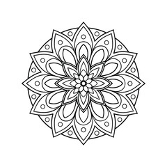 vector illustration of a mandala