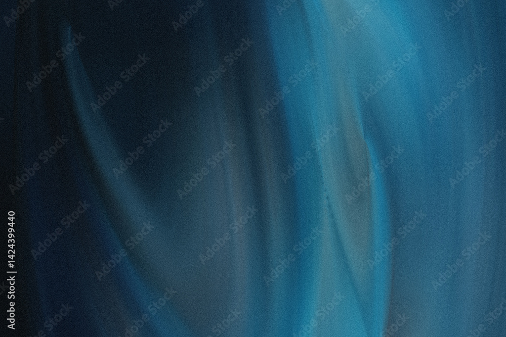 Aufkleber a blurred abstract background with shades of blue and dark tones creating a mysterious and ethereal 