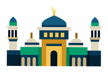 taj mahal vector illustration