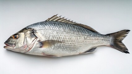 Obraz premium Barramundi Fish on studio background 