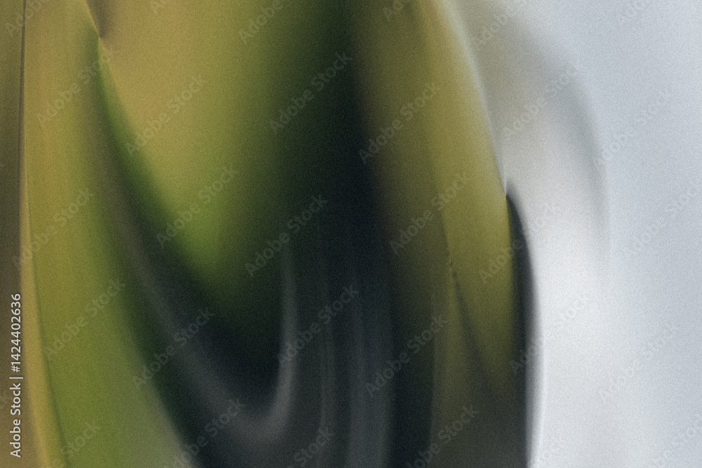 Poster a blurry close up shot of a green plant with a white background creating a soft and abstract image v