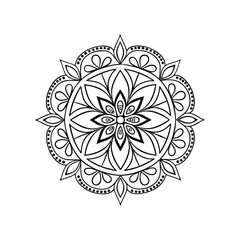 vector illustration of a mandala