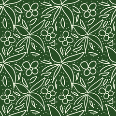 Cute floral pattern. Seamless vector pattern. Elegant template for fashion prints. Small pink and blue flowers for folk print. White background. Stock vector