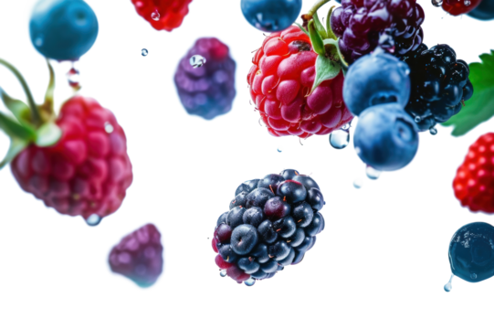 PNG Mix berry blackberry raspberry blueberry.