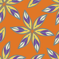 Vintage seamless floral pattern. Liberty style background of small mauve and lilac flowers. Small flowers scattered over a white background. Stock for printing on surfaces