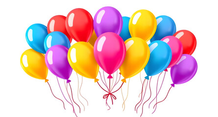 This colorful balloon vector illustration