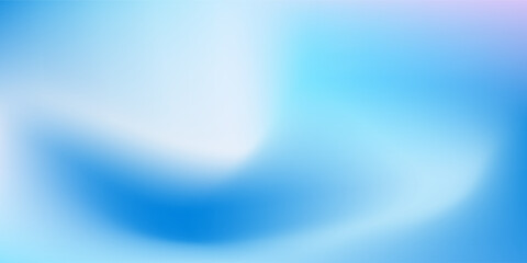 Abstract blue gradient background with shining lines waves. Minimalist background for banner art modern