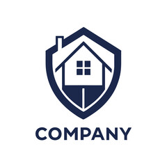 House Shield Logo: Real Estate, Security, and Protection