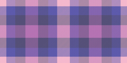 Soft pastel pink and purple plaid pattern.  Perfect for textile design, fashion, or website backgrounds.