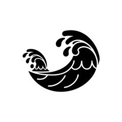 creative details Water Wave Icon vector Illustration 