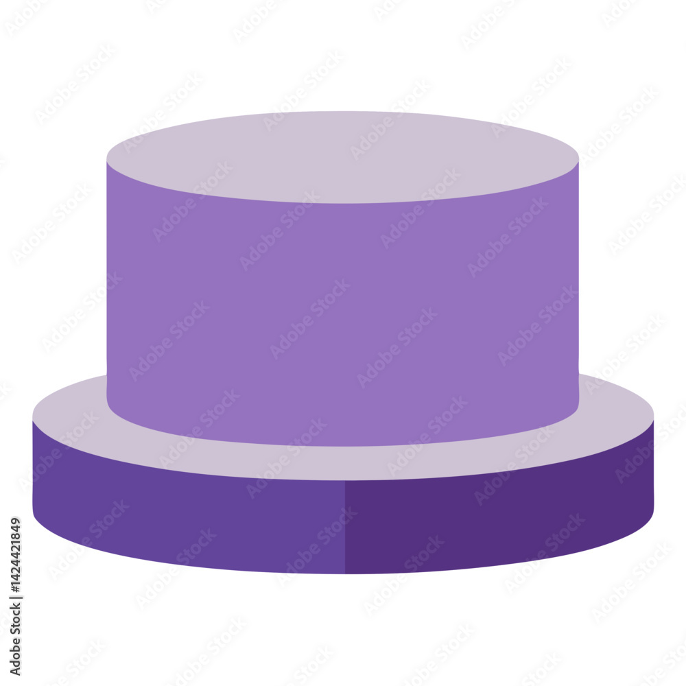 Poster a simple and stylish podium or platform, rendered in minimalist design. featuring clean lines and ge