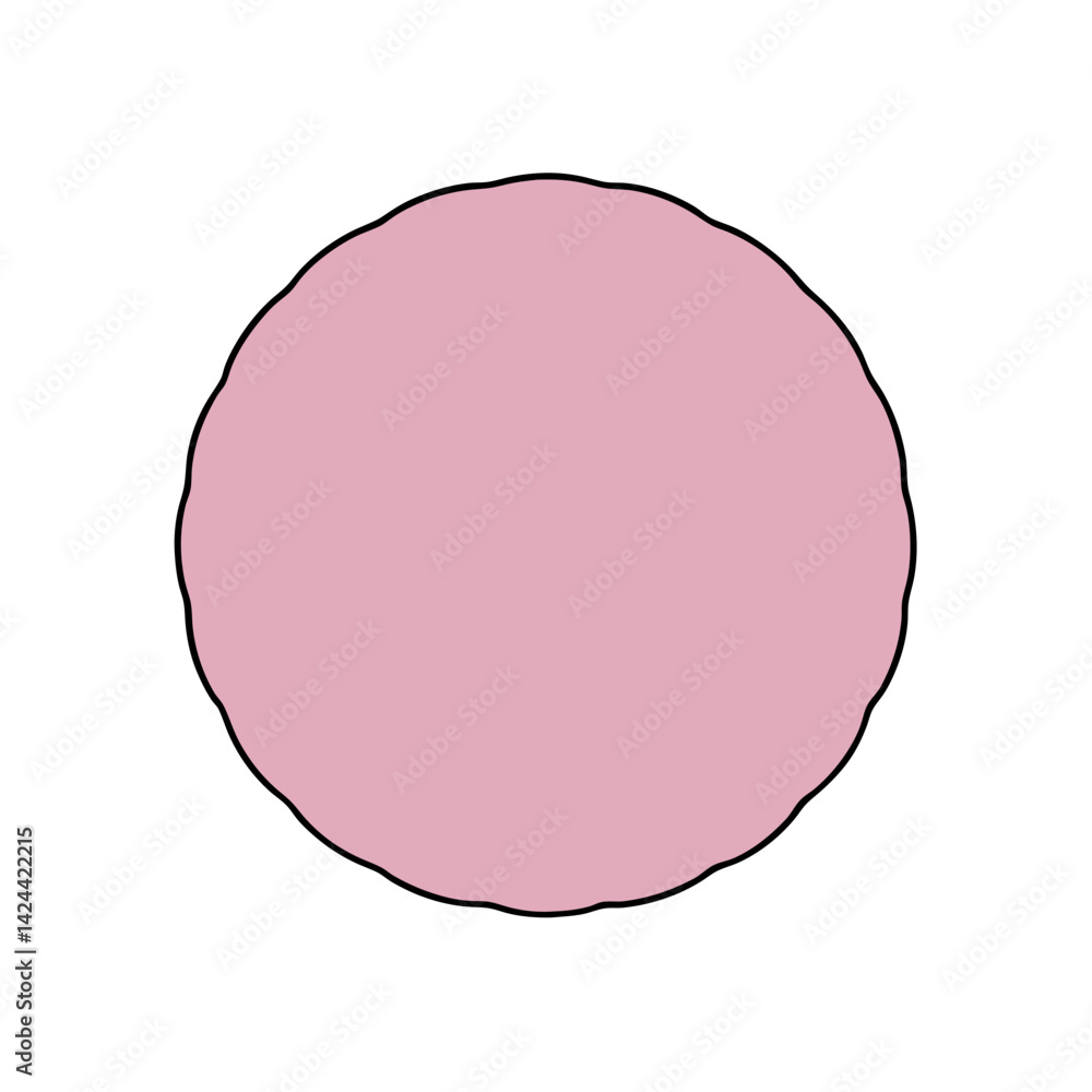 Poster a simple, yet elegant, abstract graphic featuring a soft, circular shape, creating a sense of minima