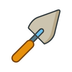 Gardening Trowel Icon: Simple Symbol for Horticulture