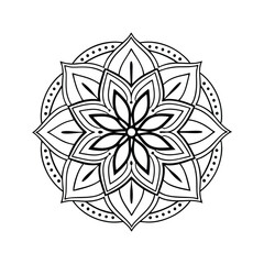 Obraz premium abstract floral mandala design