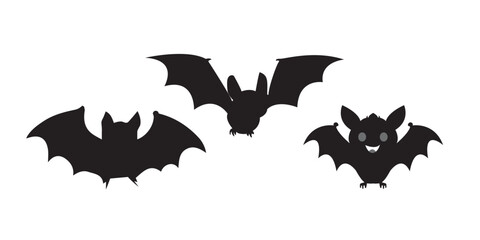 Vector silhouette of Bats.