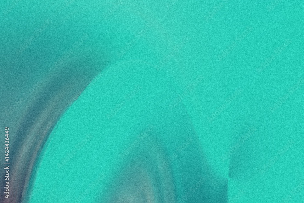 Aufkleber a blurry abstract image featuring a gradient of teal and turquoise colors with soft flowing textures