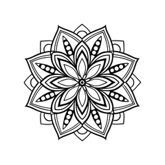 Obraz premium abstract floral mandala design