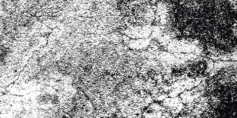 Abstract dust grunge concrete wall dark weathered overly pattern black and white rough vintage distress background.
