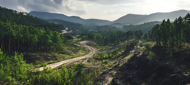Forest Regrowth in a Restored Mining Site Brings New Life to the Land