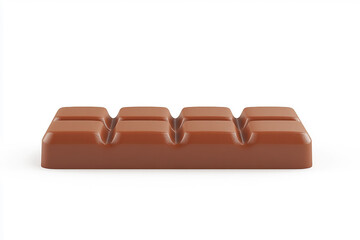 A rich milk chocolate bar, a sweet temptation promising pure indulgence against a clean white background.