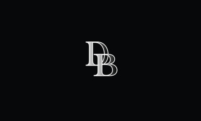 DB,BD,D,B, B,D abstract, letters, logo, monogram, style, symbols, ambitions, icons, 
