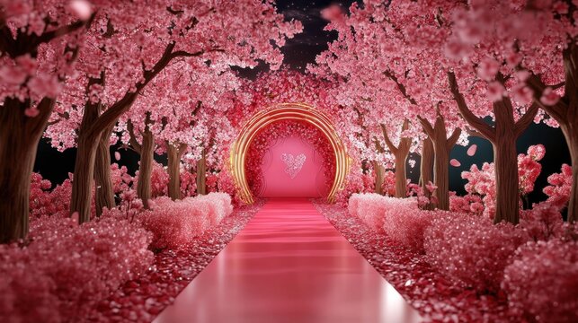 Cherry Blossom Path to a Portal