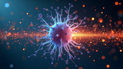 Obraz premium Abstract Art Diagram of Energy Sphere