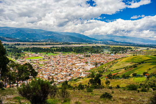 Breathtaking View from Orcotuna Viewpoint in the Andes of Jun&iacute;n, Peru