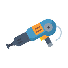 Illustration of a rotary tool on a black background