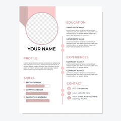 Modern Best Creative Official CV Design Template
