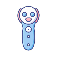 Cute Cartoon Medical Device, Ultrasound or Fetal Doppler