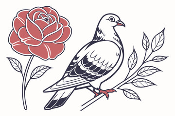 Obraz premium bird on branch