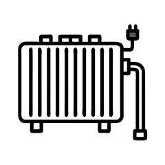 Gray Square on Black Background - Minimalist Design