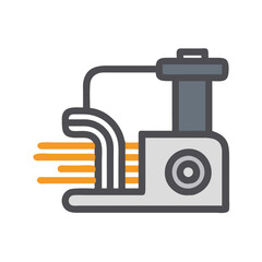 Fototapeta premium Juicer icon illustration on black background for website