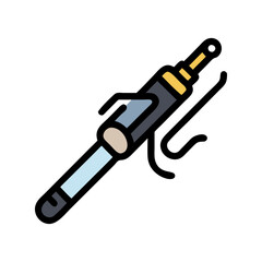 Insulin pen illustration, Diabetes treatment, injection healthcare