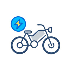 Electric Bike Icon: Sustainable, Modern, and Environmentally Friendly