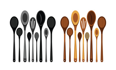 Handcrafted Wooden Spoon Set – Eco-Friendly Kitchen Utensils for Cooking, Serving & Gifting | Rustic Natural Wood Flatware