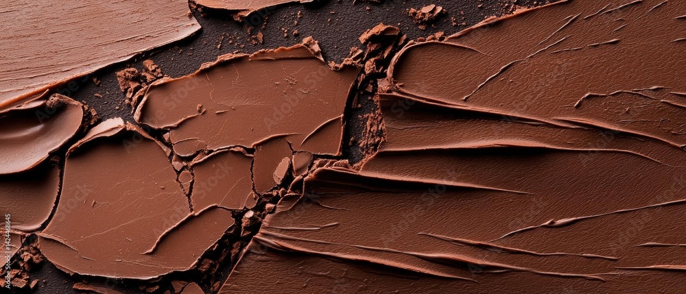 Poster close-up of a textured surface with a dark brown color. the surface appears to be made of a smooth, 