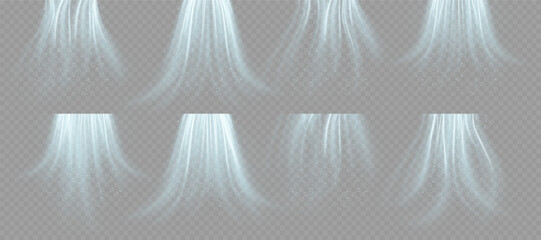 Curved neon waves rotate in high-speed light spiral. Frost wind texture moves gently in transparent swirl. Winter air streams flicker like glowing icy ribbon. Blizzard sparkles radiate cold