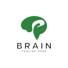 Brain logo designs concept, brain logo template 