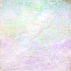 Fototapeta premium Soft abstract pastel background with blended mint, lavender, and cream tones and subtle textured layers. Light dreamy artistic backdrop ideal for wellness, beauty branding, posters, gentle designs.