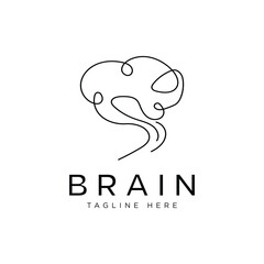 Brain logo designs concept, brain logo template 