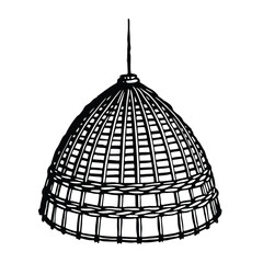 Handwoven Bamboo Lampshade – Boho Natural Pendant Light Cover for Ceiling or Table Lamp | Eco-Friendly Rattan Lighting Décor