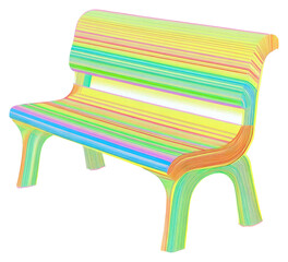 PNG Outline of a Bench bench illustration furniture.