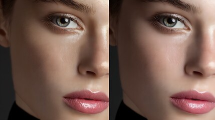 Professional Matte Skin Overlay - Oil Control Texture & Shine Reduction for High-End Retouching