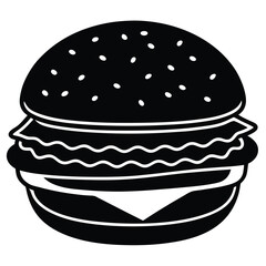 A Close Up of a Delicious Burger with Lettuce and Tomato