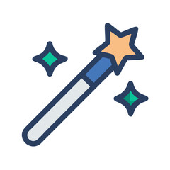 Magic Wand Icon Representing Quick Object Selection and Editing Tool