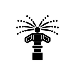 creative details Sprinkler Icon vector Illustration