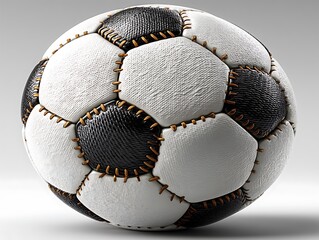 Soccer ball, studio shot, white background